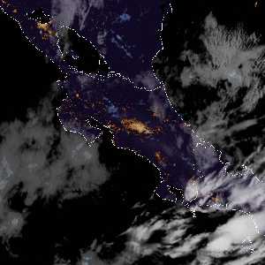 météo tropicale : Image satellite .