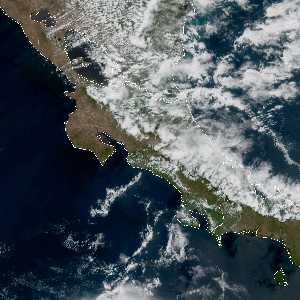 météo tropicale : Image satellite .