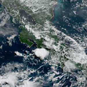 météo tropicale : Image satellite .