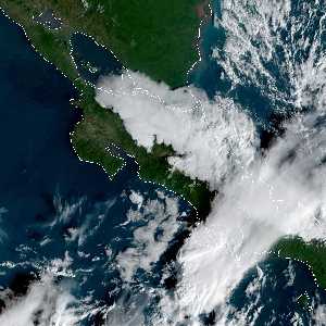 météo tropicale : Image satellite .