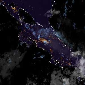 météo tropicale : Image satellite .