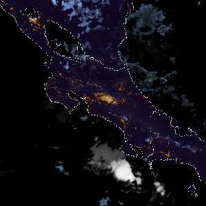 météo tropicale : Image satellite .