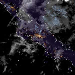 météo tropicale : Image satellite .