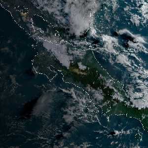 météo tropicale : Image satellite .