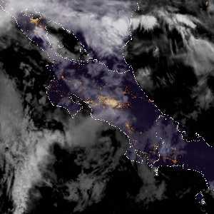 météo tropicale : Image satellite .