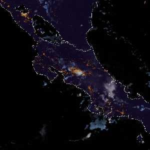 météo tropicale : Image satellite .