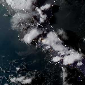 météo tropicale : Image satellite .