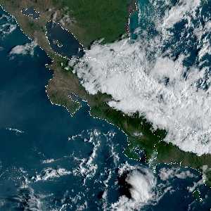 météo tropicale : Image satellite .