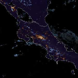 météo tropicale : Image satellite .