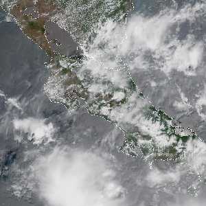 météo tropicale : Image satellite .