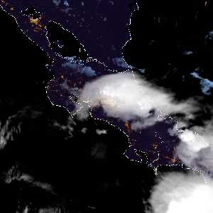 météo tropicale : Image satellite .