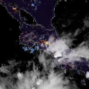 météo tropicale : Image satellite .