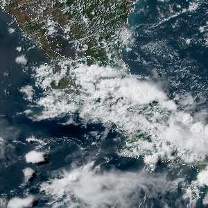 météo tropicale : Image satellite .