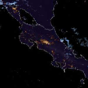 météo tropicale : Image satellite .