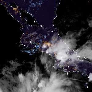 météo tropicale : Image satellite .