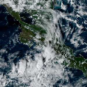 météo tropicale : Image satellite .