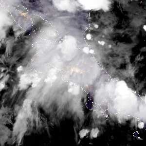 météo tropicale : Image satellite .