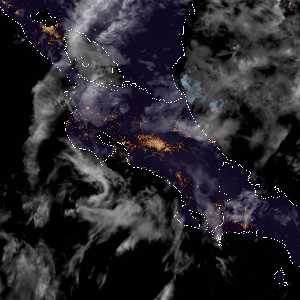 météo tropicale : Image satellite .