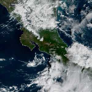 météo tropicale : Image satellite .
