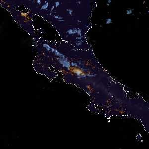 météo tropicale : Image satellite .