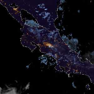 météo tropicale : Image satellite .