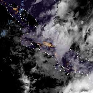 météo tropicale : Image satellite .
