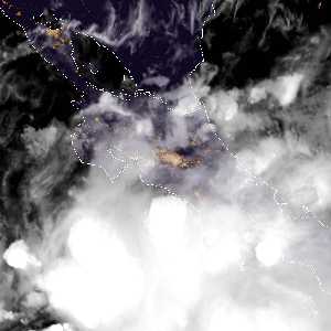 météo tropicale : Image satellite .