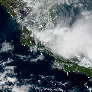 météo tropicale : Image satellite .