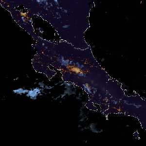 météo tropicale : Image satellite .