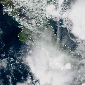 météo tropicale : Image satellite .