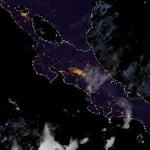 météo tropicale : Image satellite .
