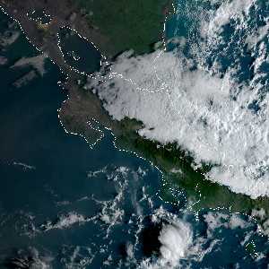 météo tropicale : Image satellite .
