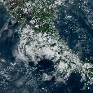 météo tropicale : Image satellite .