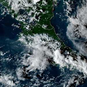 météo tropicale : Image satellite .