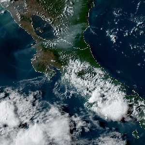 météo tropicale : Image satellite .