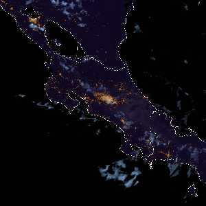 météo tropicale : Image satellite .