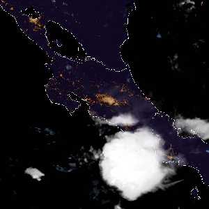 météo tropicale : Image satellite .
