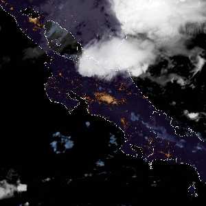 météo tropicale : Image satellite .