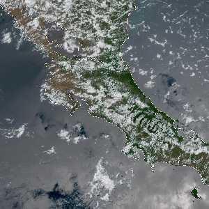 météo tropicale : Image satellite .