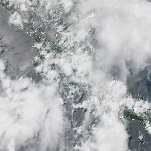 météo tropicale : Image satellite .