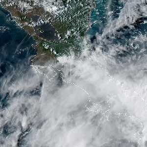 météo tropicale : Image satellite .