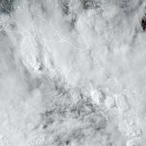 météo tropicale : Image satellite .