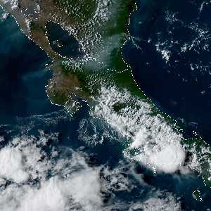 météo tropicale : Image satellite .