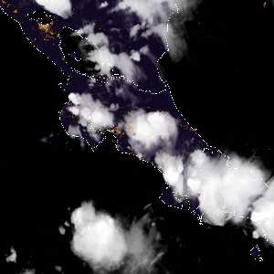 météo tropicale : Image satellite .