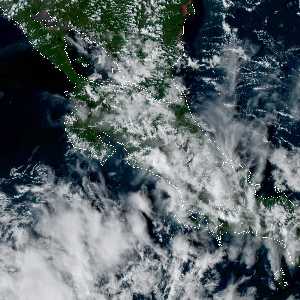 météo tropicale : Image satellite .