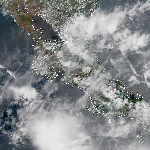météo tropicale : Image satellite .