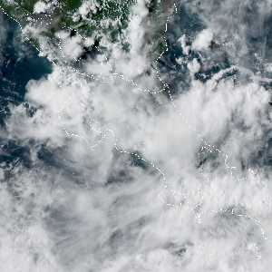 météo tropicale : Image satellite .