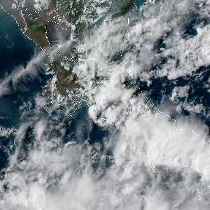 météo tropicale : Image satellite .