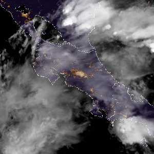 météo tropicale : Image satellite .