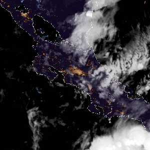 météo tropicale : Image satellite .